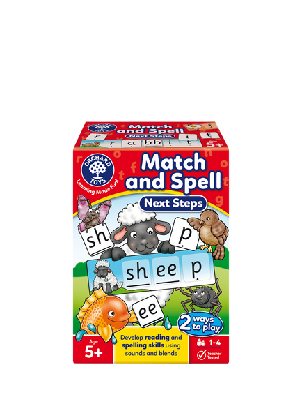 Orchard Toys Match and Spell Next Steps Spelling Game, 