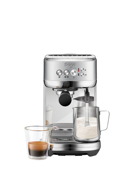 Sage Bambino Coffee Machine, Brushed Stainless Steel, Brushed Stainless Steel