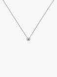 Melissa Odabash Round Crystal Pendant Necklace