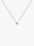 Melissa Odabash Round Crystal Pendant Necklace