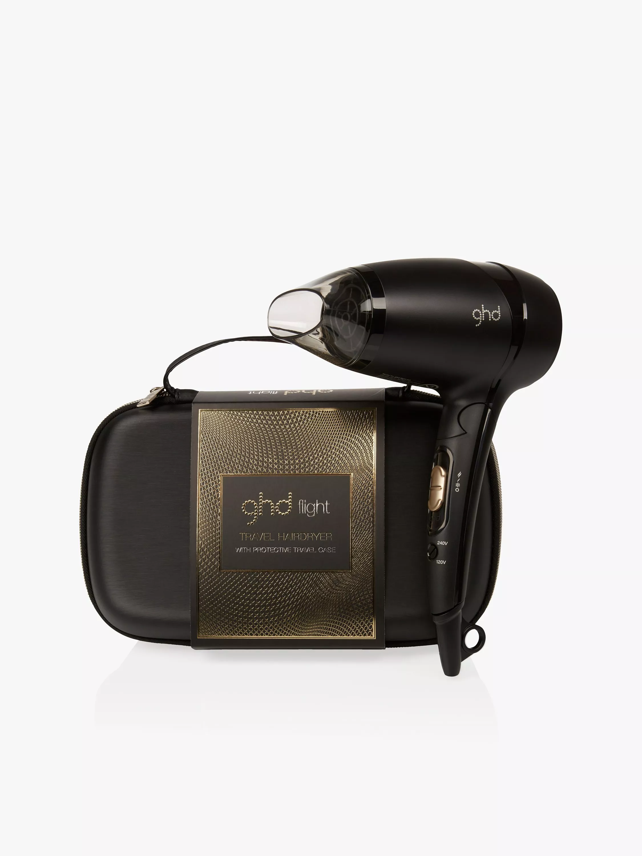 Ghd Flight Travel Hair Dryer, 2024 Black