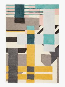 John Lewis Kastrup Hand Tufted Pure Wool Rug, Blue/Multi