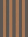 Cole & Son Regatta Stripe Wallpaper, 110/3017, Neutral/Black