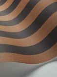 Cole & Son Regatta Stripe Wallpaper, 110/3017, Neutral/Black