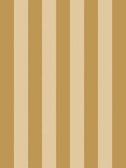 Cole & Son Regatta Stripe Wallpaper, 110/3013, Gold/Sand