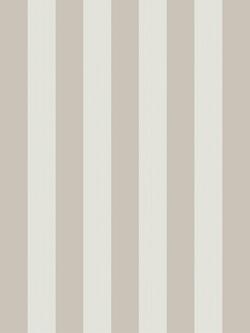 Cole & Son Regatta Stripe Wallpaper, 110/3015, Stone/Parchment