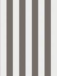 Cole & Son Regatta Stripe Wallpaper, 110/3016, Black/White