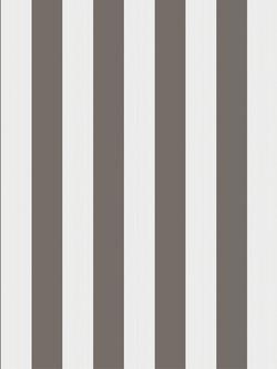 Cole & Son Regatta Stripe Wallpaper, 110/3016, Black/White