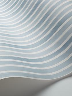 Cole & Son Croquet Stripe Wallpaper - view 2, 110/5026 Blue