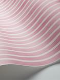 Cole & Son Croquet Stripe Wallpaper, 110/5029 Soft Pink