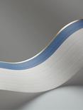 Cole & Son Jaspe Border Wallpaper, 110/10048 White Blue & Gold