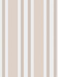 Cole & Son Polo Stripe Wallpaper, 110/1004, Soft Pink