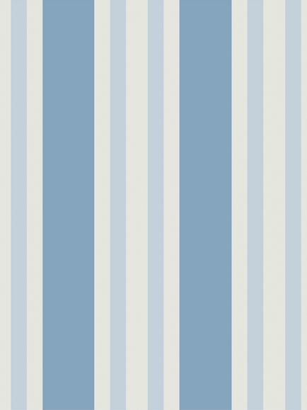 Cole & Son Polo Stripe Wallpaper, 110/1006, Blue