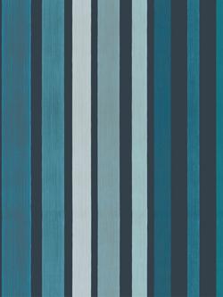 Cole & Son Carousel Stripe Wallpaper, 110/9042, Blue