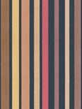 Cole & Son Carousel Stripe Wallpaper, 110/9044, Pink
