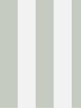 Cole & Son Glastonbury Stripe Wallpaper, 96/4020 Sage
