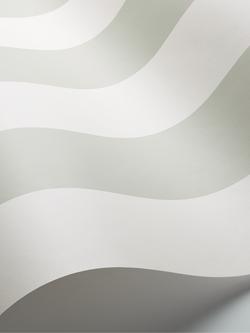 Cole & Son Glastonbury Stripe Wallpaper - view 2, 96/4020 Sage
