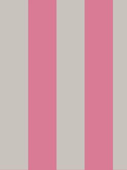 Cole & Son Glastonbury Stripe Wallpaper, 110/6031 Pink & Linen