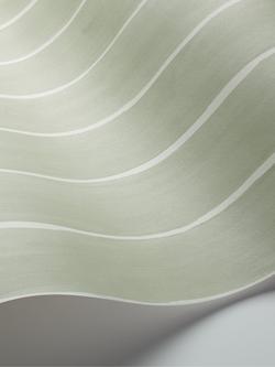 Cole & Son Marquee Stripe Wallpaper - view 2, 110/2009, Soft Olive