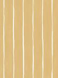Cole & Son Marquee Stripe Wallpaper, 110/2010, Mustard Yellow