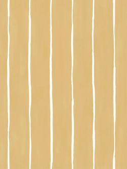 Cole & Son Marquee Stripe Wallpaper, 110/2010, Mustard Yellow