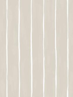 Cole & Son Marquee Stripe Wallpaper, 110/2011, Soft Grey