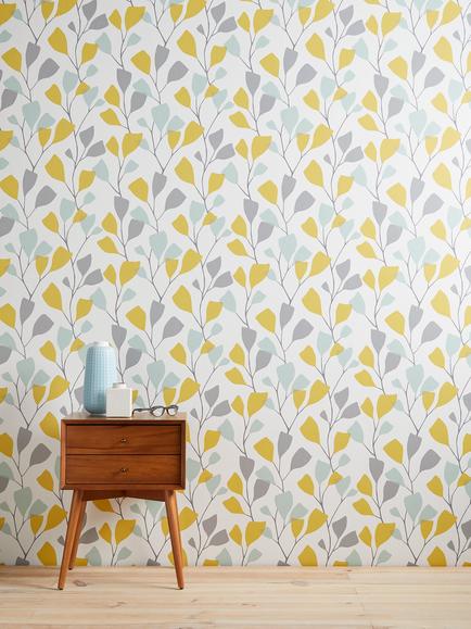 John Lewis Ines Wallpaper, Multi - view 2, Multi