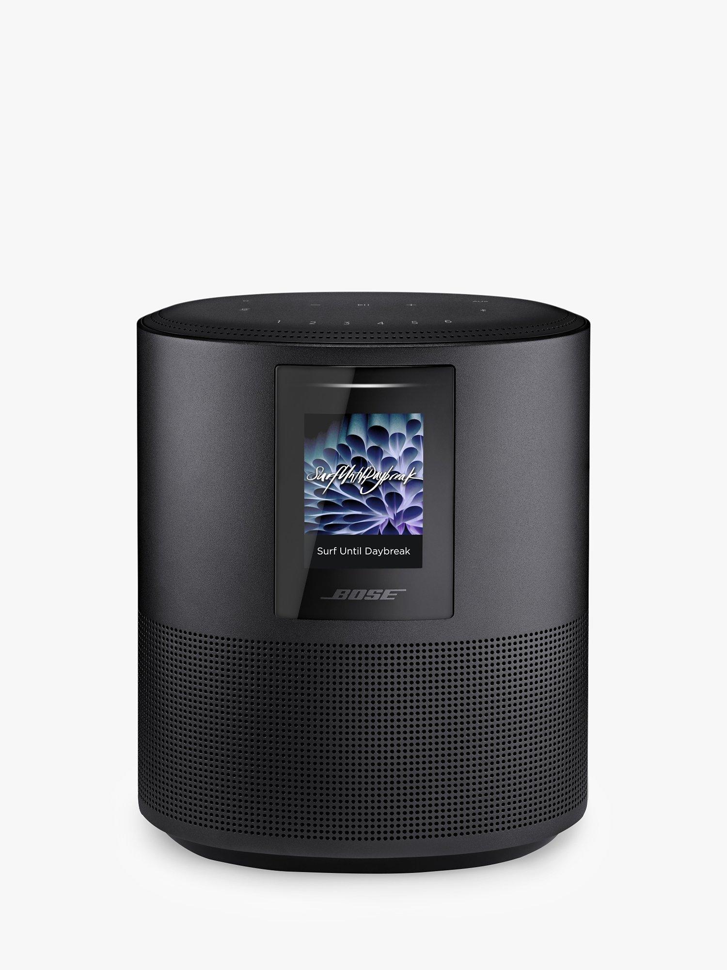 Bose Home Speaker 500 Smart Speaker with Voice Recognition and Control, Black