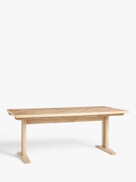 John Lewis Estate 6-10 Seater Extending Dining Table, Natural, Natural