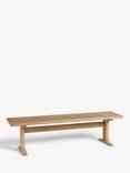 John Lewis Estate 3 Seater Bench, Natural