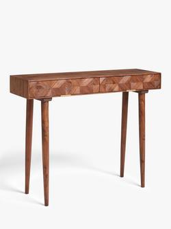 John Lewis + Swoon Franklin Console Table, Brown