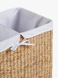 John Lewis Water Hyacinth Double Laundry Basket