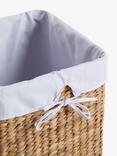 John Lewis Water Hyacinth Single Laundry Basket