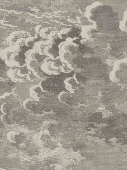 Cole & Son Nuvolette Wallpaper Set, 114/2004 Gilver & Charcoal