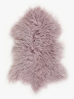 John Lewis Sheepskin Mongolian Rug, Clover