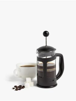 John Lewis Cafetiere, Black - view 2, Black