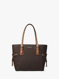 MICHAEL Michael Kors Voyager Coated Canvas Medium Tote Bag