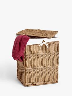 John Lewis Wicker Laundry Basket - view 2, 