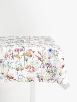 Voyage Colby Oilcloth Tablecloth Fabric, Multi, Multi