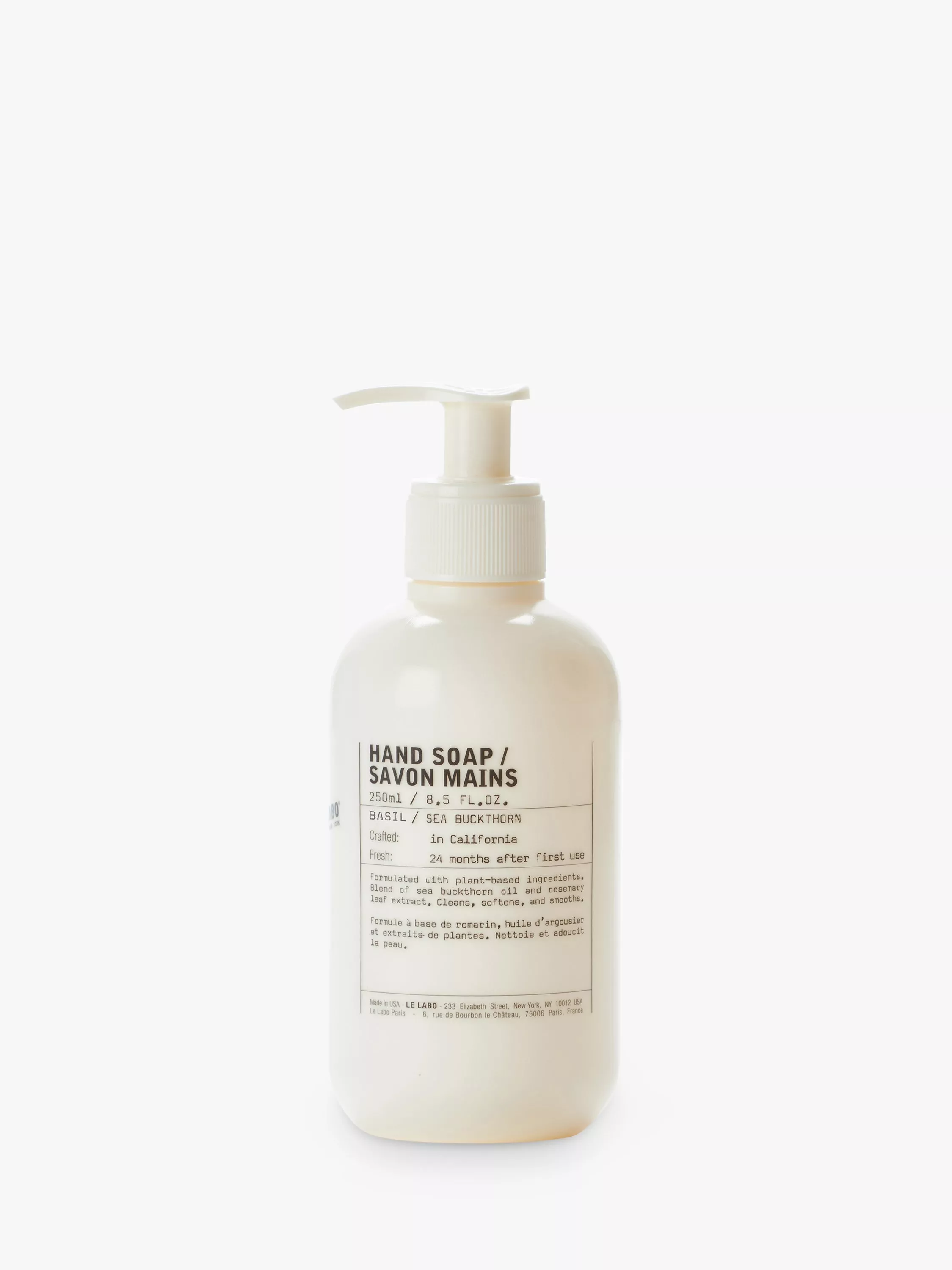 LE LABO - HAND SOAP 2024 HINOKI / SEA BUCKTORN 8.5 FL OZ FULL SIZE