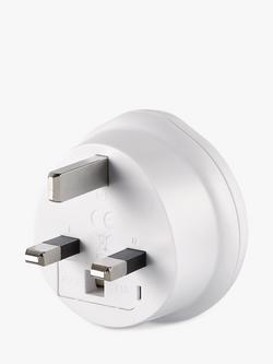 Go Travel Australia to UK Plug Adaptor - view 2, White