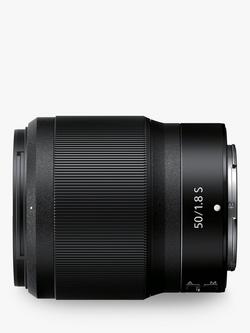 Nikon Z NIKKOR 50mm f/1.8 S Lens, Black