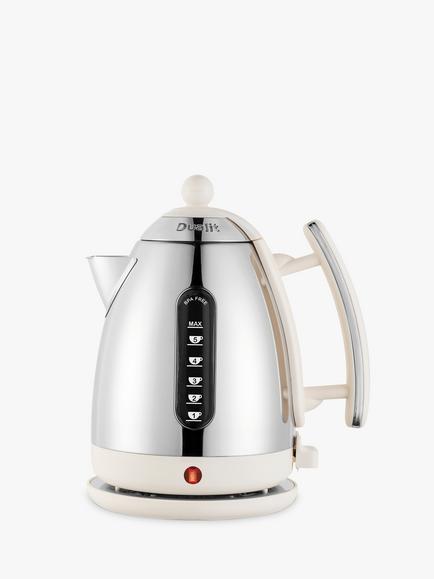 Dualit Lite Jug Kettle, 1.5L, Canvas White