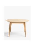 John Lewis Iona 4-6 Seater Extending Round Dining Table