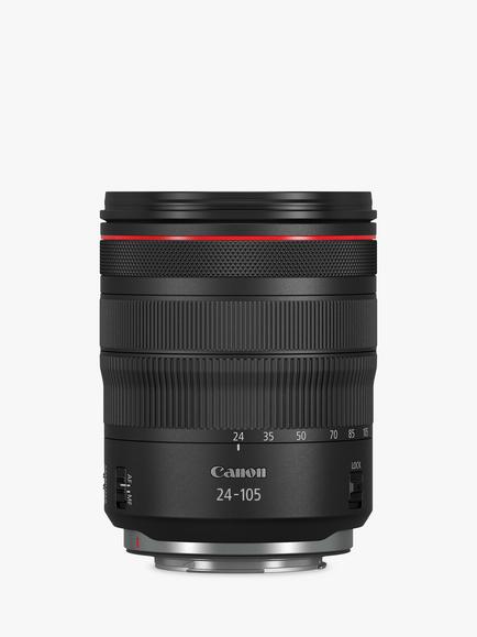 Canon RF 24-105mm f/4L IS USM Lens - view 2, Black