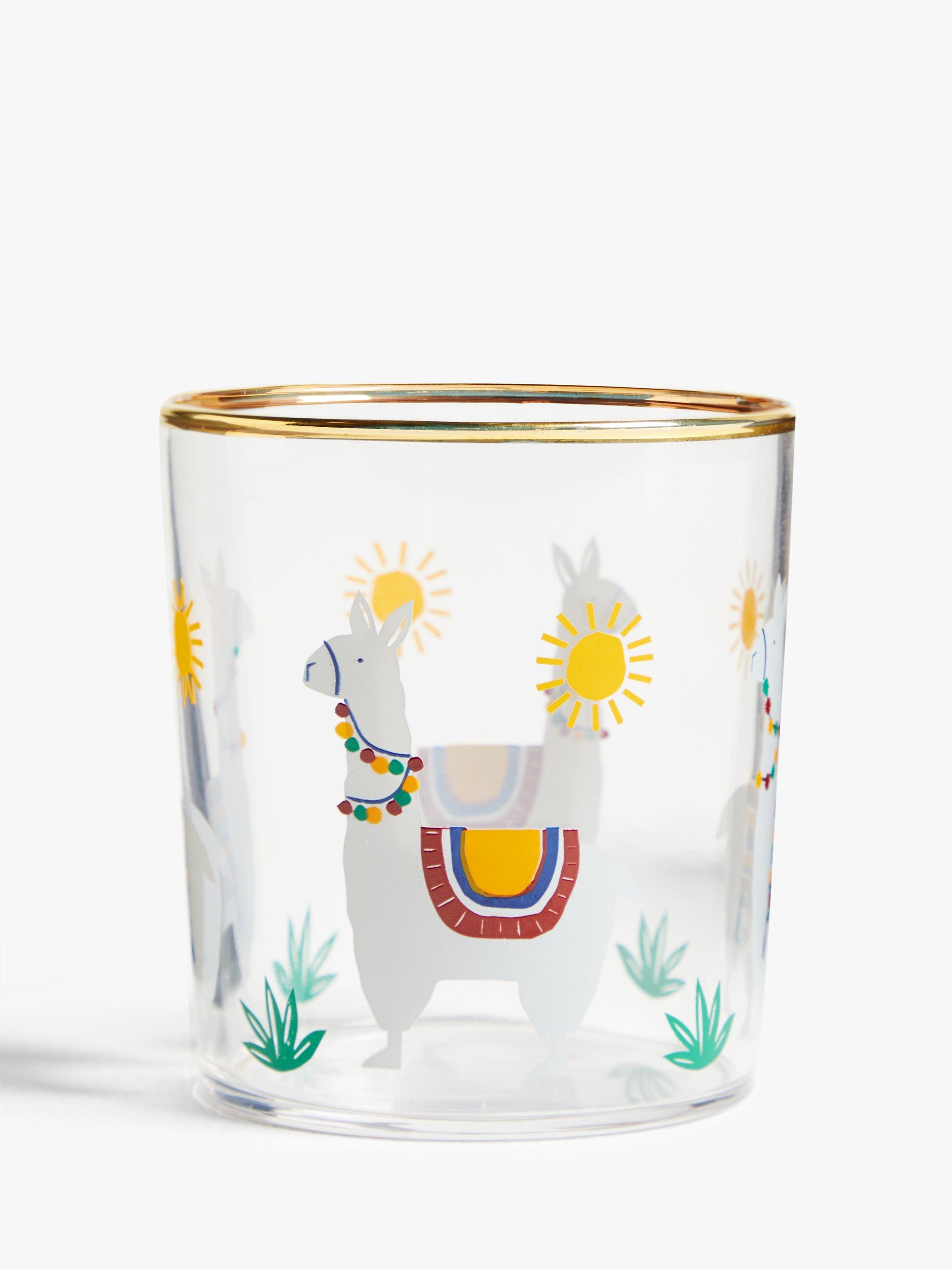 John Lewis & Partners Fun Llama Tumbler, 360ml