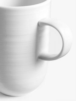 John Lewis Luna Fine China Latte Mug, 420ml, Set of 2, Natural - view 2, Natural