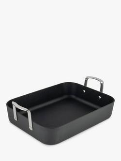 Eaziglide Neverstick3 Professional Non-Stick Induction Roaster, 33cm, Grey