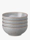 Denby Studio Grey Stoneware Cereal Bowls, 17cm, Set of 4