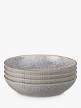 Denby Studio Grey Stoneware Pasta Bowls, 22cm, Set of 4